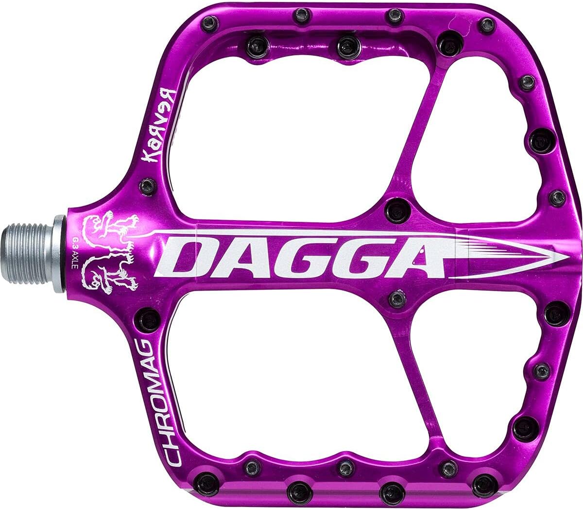 Chromag Dagga Platform MTB Pedals - Purple
